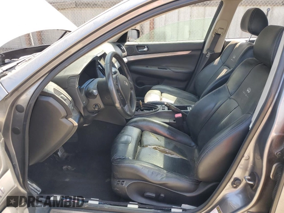 2011 Infiniti G37 Sedan Journey with VIN JN1CV6AP0BM507928, listed as a Copart auction lot 50800205 with Not Provided miles and Salvage Title. Bid and sale history available at carsss.com. Image 7.