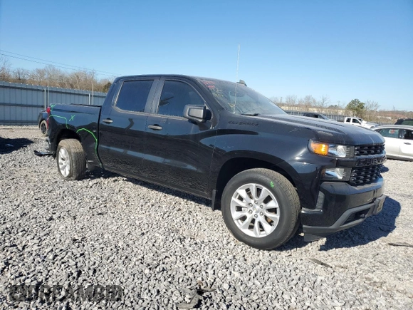2020 Chevrolet Silverado 1500 Custom with VIN 3GCPWBEK0LG184925, listed as a Copart auction lot 46471405 with 141,913 mi miles and Salvage Title. Bid and sale history available at carsss.com. Image 4.