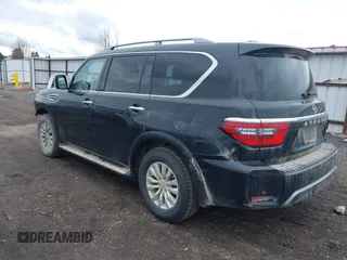 2023 Nissan Armada SV with VIN JN8AY2AD5P9692793, listed as a IAAI auction lot 41882261 with 51,790 mi miles and . Bid and sale history available at DreamBid. Image 3.