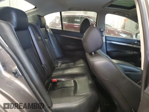 2013 Infiniti G37 x with VIN JN1CV6AR1DM354738, listed as a Copart auction lot 43964115 with 123,241 mi miles and Non Repairable. Bid and sale history available at DreamBid. Image 10.