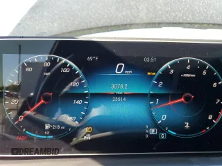 2023 Mercedes-Benz GLE 350 with VIN 4JGFB4KB4PA949819, listed as a Copart auction lot 53719765 with 25,514 mi miles and Salvage title. Bid and sale history available at DreamBid. Image 9.