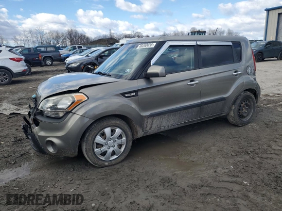 2013 Kia Soul with VIN KNDJT2A54D7503948, listed as a Copart auction lot 48200455 with 156,532 mi miles and Salvage Title. Bid and sale history available at carsss.com. Image 1.