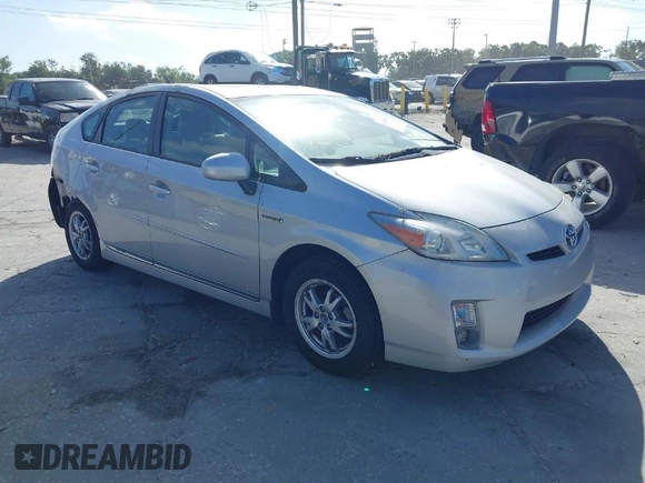 2011 Toyota Prius I with VIN JTDKN3DU1B0285951, listed as a IAAI auction lot 41963891 with 165,744 mi miles. Bid and sale history available at carsss.com. Image 1.
