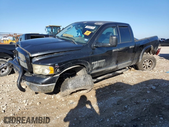 2003 Dodge Ram 2500 ST with VIN 3D7KU28C43G832549, listed as a Copart auction lot 85359714 with 0 mi miles and Salvage Title. Bid and sale history available at carsss.com. Image 1.