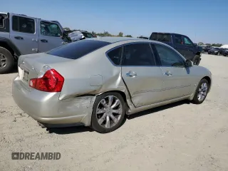 2006 Infiniti M45 with VIN JNKBY01E66M201087, listed as a Copart auction lot 73142244 with 187,021 mi miles and Salvage Title. Bid and sale history available at carsss.com. Image 3.