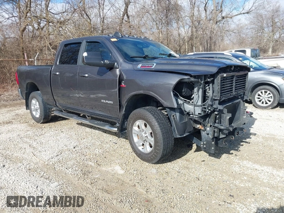 2021 Ram 2500 Big Horn with VIN 3C6UR5DL2MG594298, listed as a IAAI auction lot 41467781 with 53,487 mi miles. Bid and sale history available at carsss.com. Image 1.