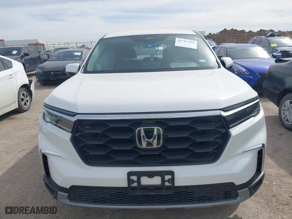 2023 Honda Pilot EX-L 8 Passenger with VIN 5FNYG1H45PB058788, listed as a IAAI auction lot 41787818 with 17,477 mi miles. Bid and sale history available at carsss.com. Image 12.