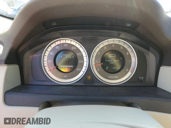 2012 Volvo XC70 T6 with VIN YV4902BZ9C1121250, listed as a Copart auction lot 48674635 with 170,513 mi miles and Salvage Title. Bid and sale history available at DreamBid. Image 9.