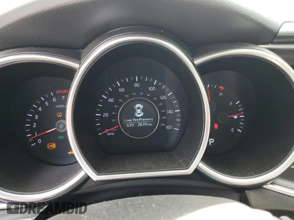 2015 Kia Optima LX with VIN 5XXGM4A74FG354536, listed as a Copart auction lot 52015025 with 26,191 mi miles and Salvage Title. Bid and sale history available at carsss.com. Image 9.