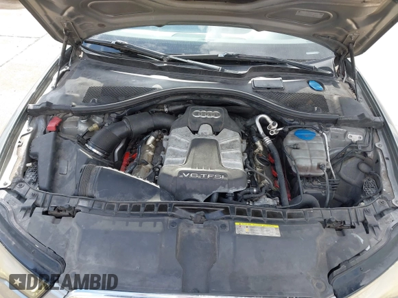 2013 Audi A6 3.0T Prestige with VIN WAUHGAFC4DN126258, listed as a IAAI auction lot 41512291 with 123,298 mi miles. Bid and sale history available at carsss.com. Image 10.