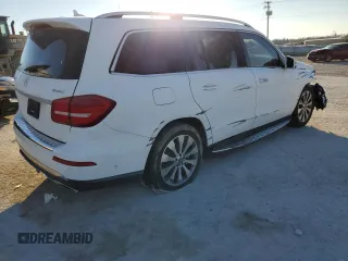 2019 Mercedes-Benz GLS 450 with VIN 4JGDF6EE2KB240595, listed as a Copart auction lot 79947333 with 62,053 mi miles and . Bid and sale history available at DreamBid. Image 3.