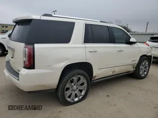 2015 GMC Yukon Denali with VIN 1GKS1CKJ5FR293612, listed as a Copart auction lot 47625975 with 98,533 mi miles and Salvage Title. Bid and sale history available at carsss.com. Image 3.