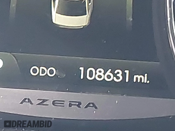 2014 Hyundai Azera Limited with VIN KMHFH4JG0EA368973, listed as a IAAI auction lot 41656545 with 108,631 mi miles and . Bid and sale history available at carsss.com. Image 15.