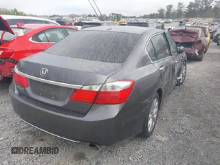 2014 Honda Accord EX-L with VIN 1HGCR2F81EA039470, listed as a IAAI auction lot 41948055 with 207,279 mi miles and . Bid and sale history available at carsss.com. Image 4.