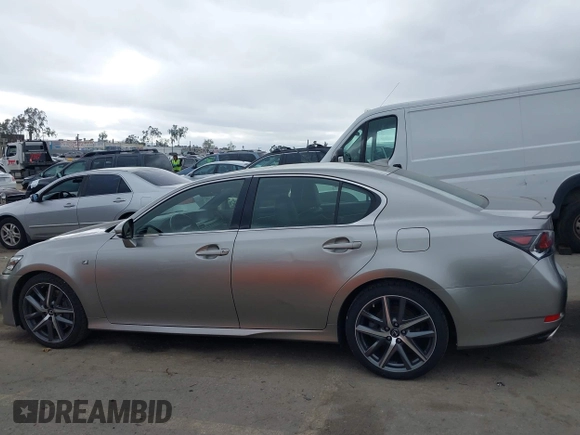 2016 Lexus GS 350 with VIN JTHBZ1BL6GA001569, listed as a IAAI auction lot 41809414 with 46,798 mi miles. Bid and sale history available at carsss.com. Image 14.