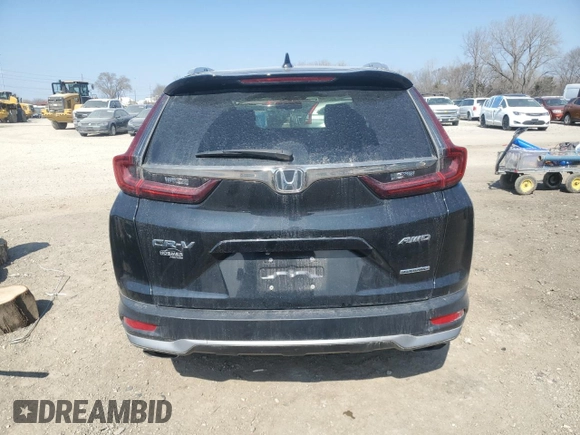 2020 Honda CR-V Touring with VIN 5J6RW2H98LL008042, listed as a Copart auction lot 50749885 with 74,861 mi miles and Salvage title. Bid and sale history available at DreamBid. Image 6.