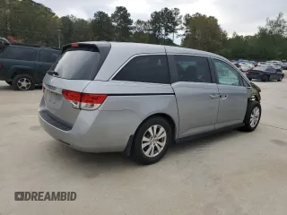 2016 Honda Odyssey EX-L with VIN 5FNRL5H66GB136181, listed as a Copart auction lot 81350074 with 103,175 mi miles and Salvage Title. Bid and sale history available at DreamBid. Image 3.