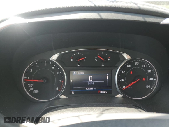 2020 Chevrolet Blazer LT with VIN 3GNKBCRS6LS587477, listed as a Copart auction lot 56938945 with 100,289 mi miles and Salvage title. Bid and sale history available at DreamBid. Image 9.