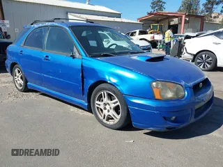 2005 Subaru Impreza Wagon (Natl) WRX with VIN JF1GG29605G807538, listed as a IAAI auction lot 41648475 with 92,187 mi miles. Bid and sale history available at carsss.com. Image 1.