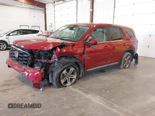 2023 Honda Pilot EX-L z VIN 5FNYG1H50PB019244, wystawiony jako IAAI lot #42091449 z przebiegiem 11 857 mil mil oraz . Historia ofert i sprzedaży dostępna na DreamBid. Obrazek 2.