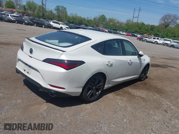 2023 Acura Integra w/A-Spec Package z VIN 19UDE4H30PA018500, wystawiony jako IAAI lot #42095571 z przebiegiem 26 363 mil mil oraz . Historia ofert i sprzedaży dostępna na DreamBid. Obrazek 4.