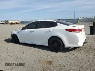 2017 Kia Optima EX z VIN KNAGU4LE9H5013620, wystawiony jako Copart lot #60928515 z przebiegiem 158 263 mil mil oraz Szkoda całkowita • Salvage title. Historia ofert i sprzedaży dostępna na DreamBid. Obrazek 2.
