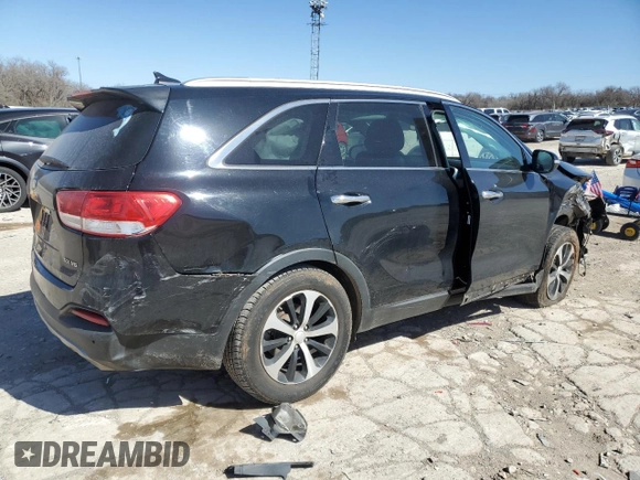 2016 Kia Sorento EX with VIN 5XYPH4A5XGG015778, listed as a Copart auction lot 48188045 with 179,479 mi miles and Salvage Title. Bid and sale history available at DreamBid. Image 3.