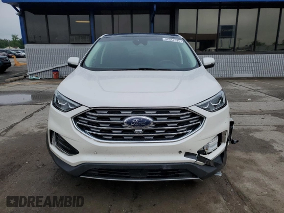 2019 Ford Edge Titanium z VIN 2FMPK4K94KBB36107, wystawiony jako Copart lot #56842925 z przebiegiem 75 348 mil mil oraz Szkoda całkowita • Salvage title. Historia ofert i sprzedaży dostępna na DreamBid. Obrazek 5.