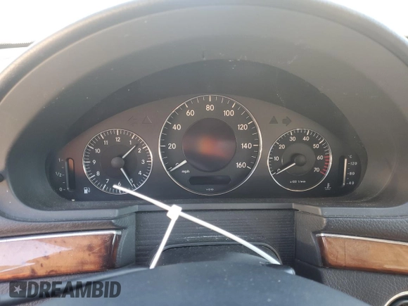 2003 Mercedes-Benz E-Class 3.2L with VIN WDBUF65J63A133251, listed as a Copart auction lot 75992764 with 0 mi miles and Salvage Title. Bid and sale history available at carsss.com. Image 9.