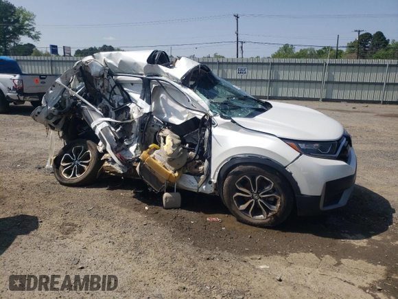 2020 Honda CR-V EX-L z VIN 7FARW1H85LE010622, wystawiony jako Copart lot #51293365 z przebiegiem Nie podano mil oraz Szkoda całkowita • Salvage title. Historia ofert i sprzedaży dostępna na DreamBid. Obrazek 4.