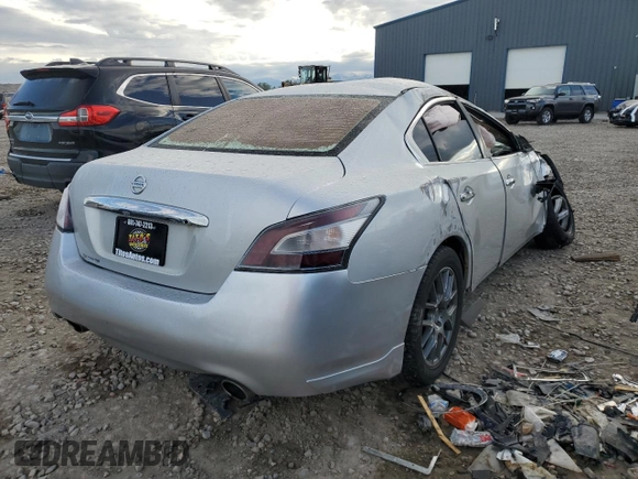 2014 Nissan Maxima SV with VIN 1N4AA5AP6EC443307, listed as a Copart auction lot 56953395 with Not provided miles and Salvage title. Bid and sale history available at DreamBid. Image 3.