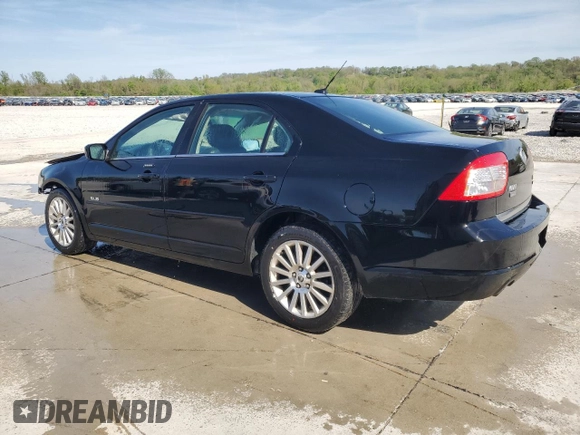 2008 Mercury Milan Premier with VIN 3MEHM081X8R619185, listed as a Copart auction lot 53392205 with 202,213 mi miles and Salvage title. Bid and sale history available at DreamBid. Image 2.