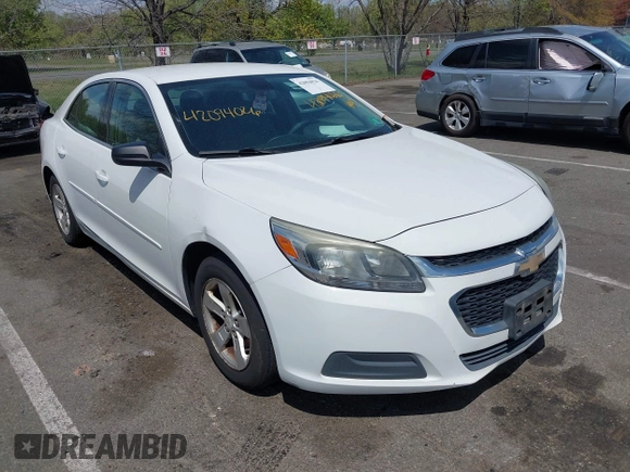 2014 Chevrolet Malibu LS with VIN 1G11B5SL7EU123077, listed as a IAAI auction lot 42094026 with 177,712 mi miles and . Bid and sale history available at DreamBid. Image 1.