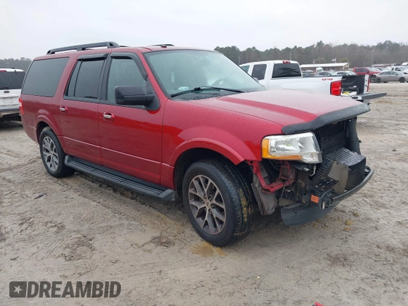 2017 Ford Expedition Max XLT with VIN 1FMJK1HT4HEA64345, listed as a IAAI auction lot 41429520 with 119,233 mi miles and . Bid and sale history available at DreamBid. Image 1.