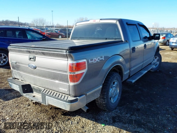 2014 Ford F-150 XL with VIN 1FTFW1EF7EKD93048, listed as a IAAI auction lot 41443576 with 167,124 mi miles. Bid and sale history available at carsss.com. Image 4.