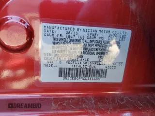 2016 Nissan Note S z VIN 3N1CE2CP9GL351685, wystawiony jako Copart lot #45607405 z przebiegiem Nie podano mil oraz Szkoda całkowita • Salvage title. Historia ofert i sprzedaży dostępna na DreamBid. Obrazek 13.