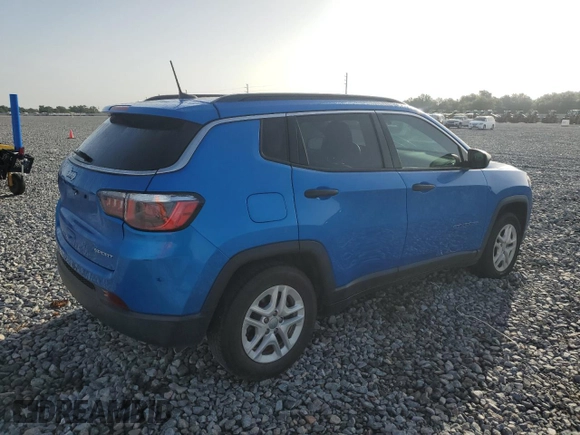 2020 Jeep Compass Sport с VIN 3C4NJCAB8LT102576, выставлен на аукционе Copart как лот 61001295 с пробегом 75 187 миль миль и Списание • Salvage title. История ставок и продаж доступна на DreamBid. Изображение 3.