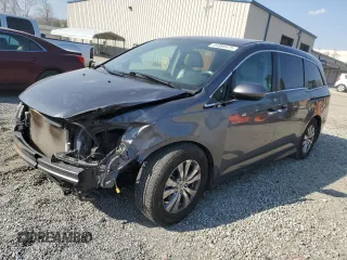 2016 Honda Odyssey SE with VIN 5FNRL5H37GB122585, listed as a Copart auction lot 49386475 with 157,208 mi miles and Salvage Title. Bid and sale history available at DreamBid. Image 1.