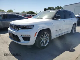 2023 Jeep Grand Cherokee Summit Reserve with VIN 1C4RJYE65P8788740, listed as a Copart auction lot 57070575 with 39,777 mi miles and Salvage title. Bid and sale history available at DreamBid. Image 1.