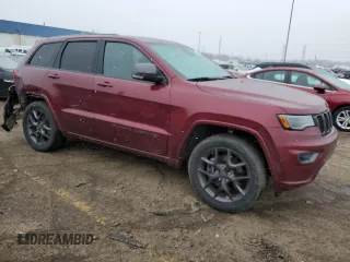 2021 Jeep Grand Cherokee Limited X with VIN 1C4RJFBG5MC801352, listed as a Copart auction lot 48325285 with 34,435 mi miles and Clean title. Bid and sale history available at DreamBid. Image 4.
