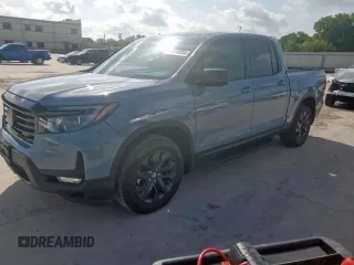 2023 Honda Ridgeline Sport with VIN 5FPYK3F11PB043179, listed as a Copart auction lot 61650055 with 54,127 mi miles and Salvage title. Bid and sale history available at DreamBid. Image 1.