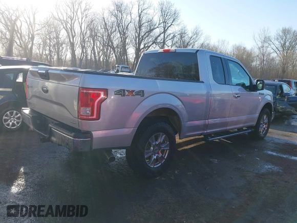 2016 Ford F-150 XLT with VIN 1FTFX1EF5GKF51418, listed as a IAAI auction lot 41737982 with 1 mi miles. Bid and sale history available at carsss.com. Image 4.