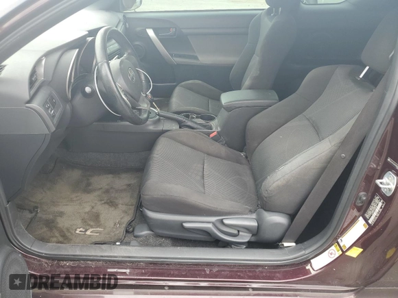 2012 Scion tC with VIN JTKJF5C7XC3032281, listed as a Copart auction lot 50472225 with 101,304 mi miles and Salvage Title. Bid and sale history available at carsss.com. Image 7.