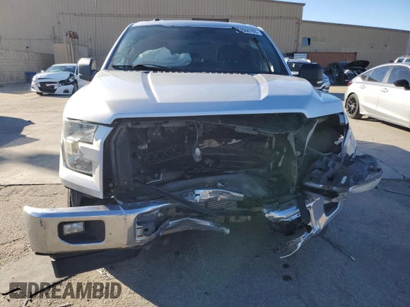 2017 Ford F-150 XL with VIN 1FTEW1CP4HKC35715, listed as a Copart auction lot 41660765 with 0 mi miles and Salvage Title. Bid and sale history available at carsss.com. Image 5.