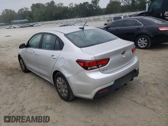 2020 Kia Rio S with VIN 3KPA24AD2LE297081, listed as a Copart auction lot 62927934 with 163,611 mi miles and Salvage Title. Bid and sale history available at carsss.com. Image 2.