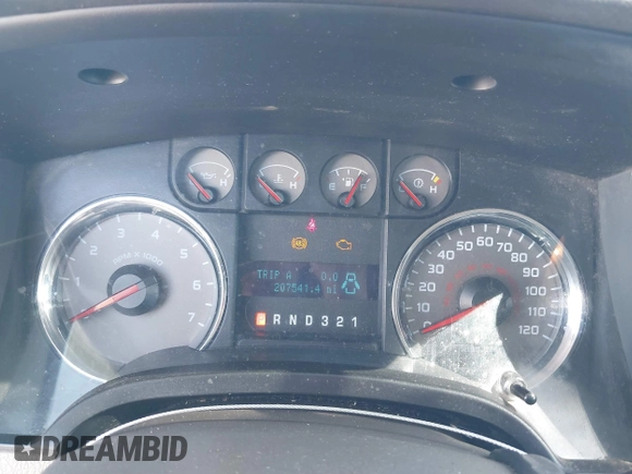 2009 Ford F-150 XL with VIN 1FTPW12V09FB19026, listed as a IAAI auction lot 41568618 with 207,541 mi miles. Bid and sale history available at carsss.com. Image 7.
