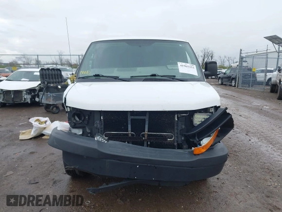 2014 Chevrolet Express Cargo Van with VIN 1GCWGGCA0E1155572, listed as a IAAI auction lot 41965353 with 324,538 mi miles. Bid and sale history available at carsss.com. Image 12.