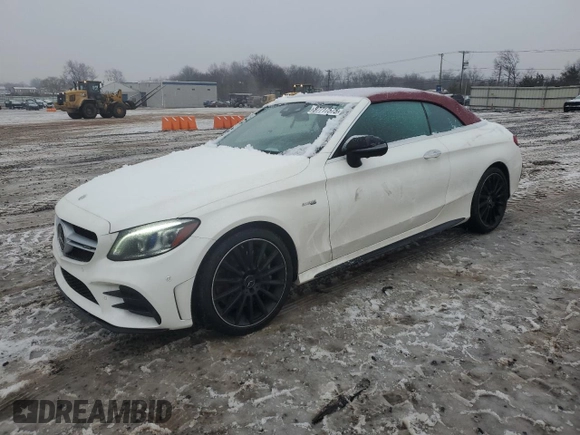 2022 Mercedes-Benz C with VIN W1KWK6EB7NG106807, listed as a Copart auction lot 87717575 with 13,876 mi miles and Salvage Title. Bid and sale history available at DreamBid. Image 1.