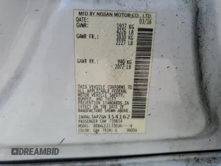 2016 Nissan Altima S z VIN 1N4AL3AP2GN354162, wystawiony jako Copart lot #59938065 z przebiegiem 119 794 mil mil oraz Szkoda całkowita • Salvage title. Historia ofert i sprzedaży dostępna na DreamBid. Obrazek 12.