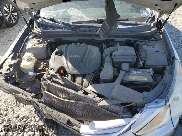 2011 Hyundai Sonata GLS with VIN 5NPEB4ACXBH225550, listed as a Copart auction lot 54182365 with 111,126 mi miles and Salvage Title. Bid and sale history available at carsss.com. Image 11.